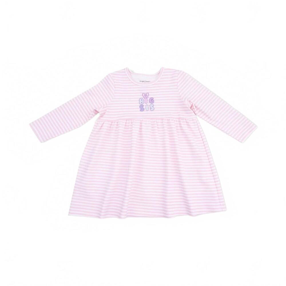 NEW ANGEL DEAR girls long sleeve play dress in big sis